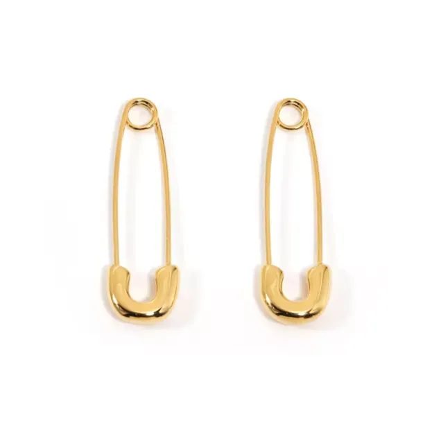 Jewelvers Earrings 18K GoldFilled Safety Pin Earrings for Women Jewelvers Earrings 18K GoldFilled Safety Pin Earrings for Women