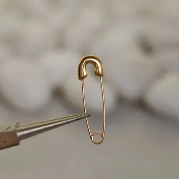 Jewelvers Earrings 18K GoldFilled Safety Pin Earrings for Women Jewelvers Earrings 18K GoldFilled Safety Pin Earrings for Women