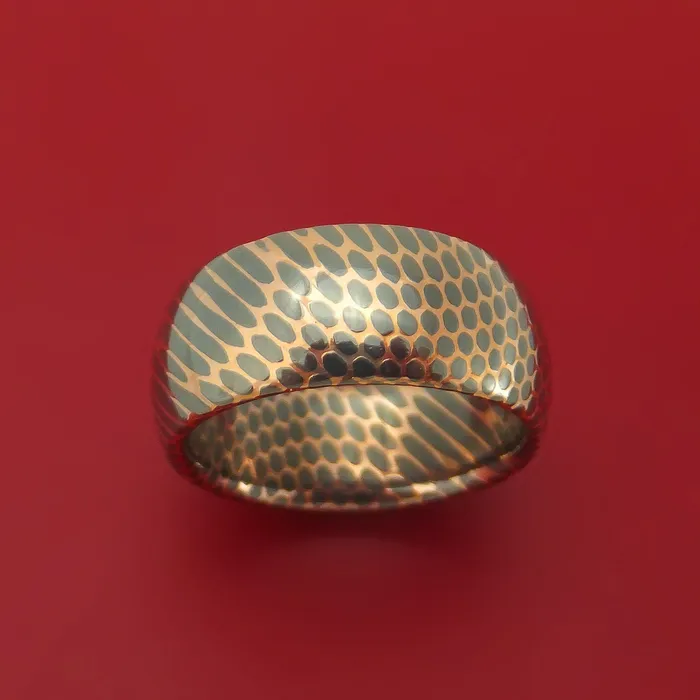 Lashbrook Superconductor Ring Custom Made TitaniumNiobium and Copper Band Rings Lashbrook Superconductor Ring Custom Made TitaniumNiobium and Copper Band Rings
