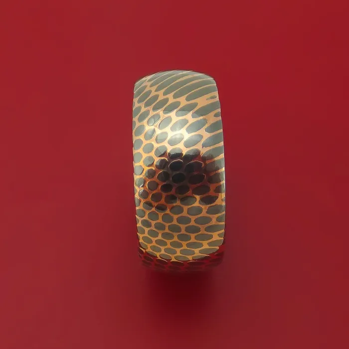 Lashbrook Superconductor Ring Custom Made TitaniumNiobium and Copper Band Rings Lashbrook Superconductor Ring Custom Made TitaniumNiobium and Copper Band Rings