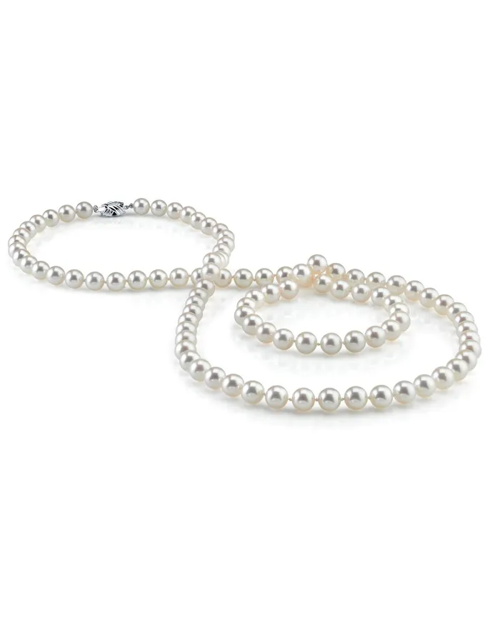 Necklaces spt 7075mm Opera Length Freshwater Pearl Necklace AAA Quality