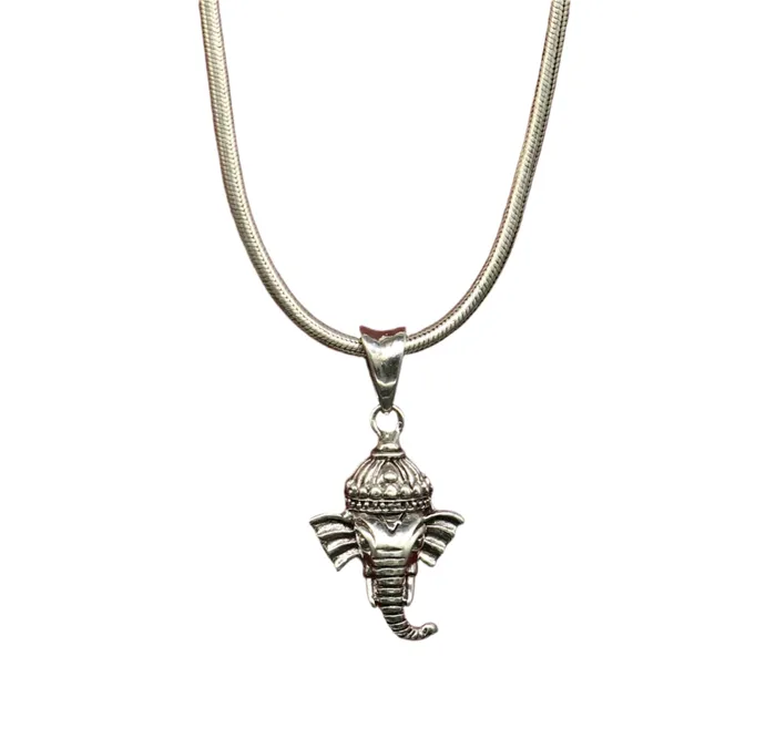Necklaces TRIBAL ORNAMENTS Handmade solid 925 sterling silver Lord Ganesha pendant excellent unique design stylish unisex personalized gift pendant jewelry ssp553