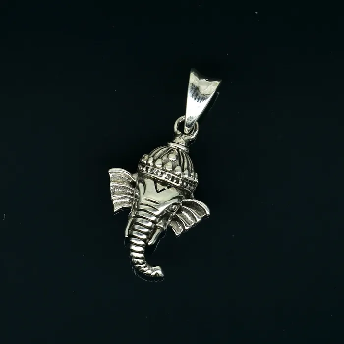 Necklaces TRIBAL ORNAMENTS Handmade solid 925 sterling silver Lord Ganesha pendant excellent unique design stylish unisex personalized gift pendant jewelry ssp553
