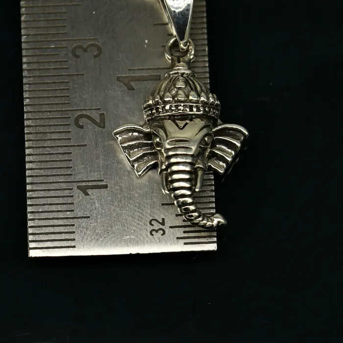 Necklaces TRIBAL ORNAMENTS Handmade solid 925 sterling silver Lord Ganesha pendant excellent unique design stylish unisex personalized gift pendant jewelry ssp553