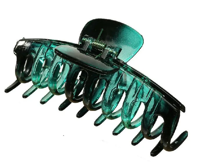 polly Earrings H108 Large Sea Green Hair Clip
