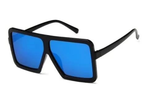 Rings POLLY S378 Black Blue Mirror Lens Fashion Sunglasses