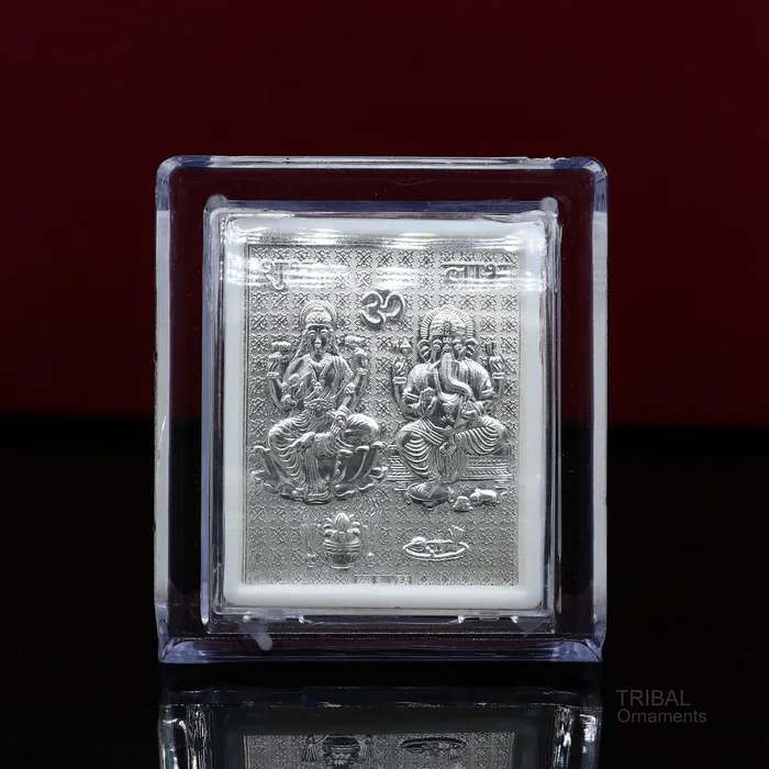 Rings TRIBAL ORNAMENTS 925 sterling silver lord ganesha and saraswati frame best puja article low price puja article wedding return gif frm7
