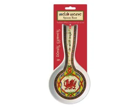 Royal Tara Earrings Welsh Dragon Weave Spoon Rest