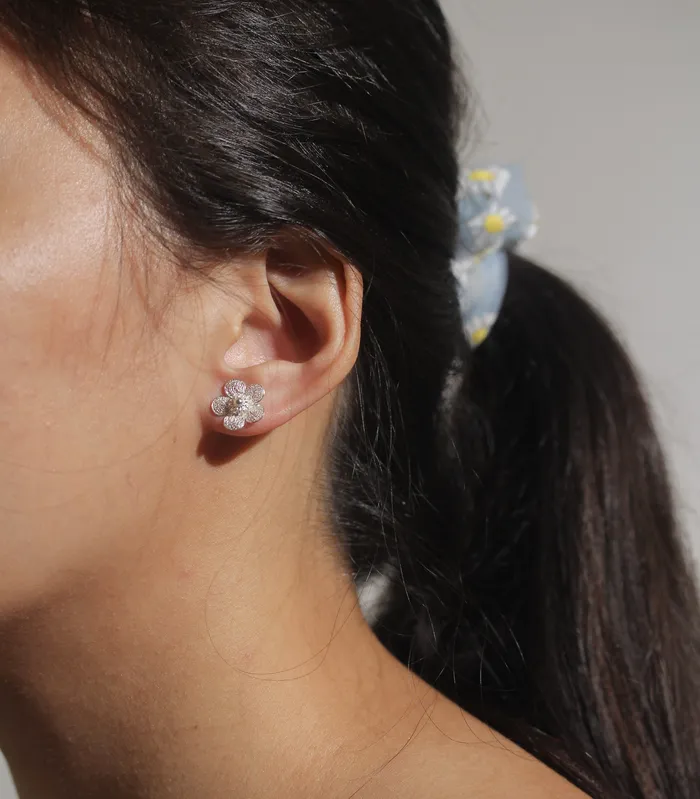 Sampaguita Filigree Stud Earrings AMAMI Earrings