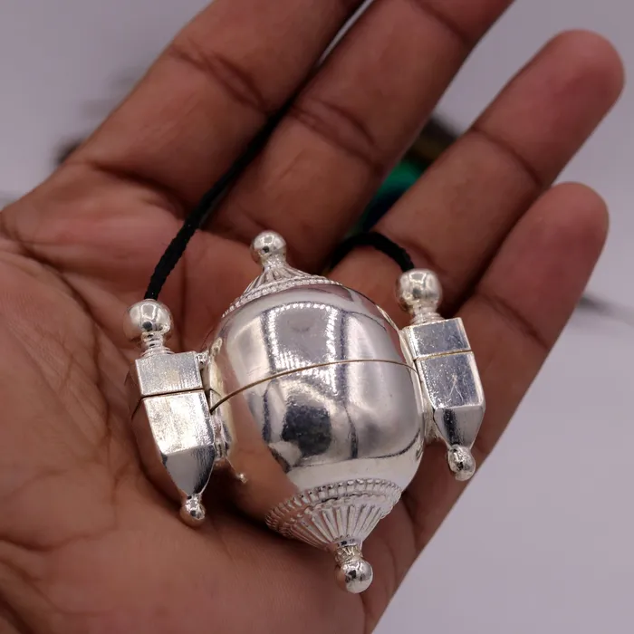 TRIBAL ORNAMENTS Indian lord shiva lingam box container box sterling silver pendant jewelry from rajasthan india nsp114 Necklaces TRIBAL ORNAMENTS Indian lord shiva lingam box container box sterling silver pendant jewelry from rajasthan india nsp114 Necklaces