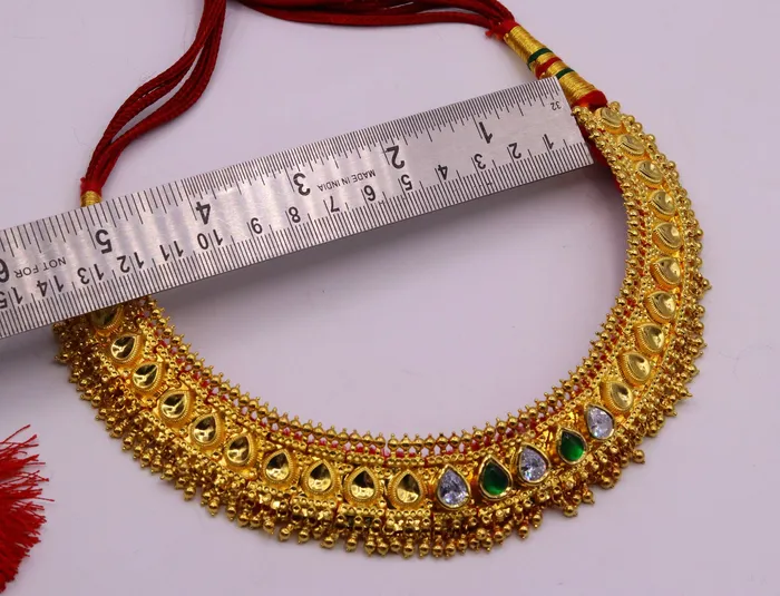 TRIBAL ORNAMENTS Vintage antique design handmade tribal tussi pattern designer necklace with gorgeous hanging bells excellent wedding party necklace jewelry Necklaces TRIBAL ORNAMENTS Vintage antique design handmade tribal tussi pattern designer necklace with gorgeous hanging bells excellent wedding party necklace jewelry Necklaces