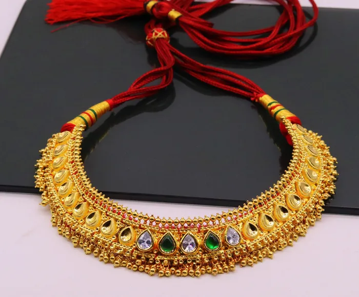 TRIBAL ORNAMENTS Vintage antique design handmade tribal tussi pattern designer necklace with gorgeous hanging bells excellent wedding party necklace jewelry Necklaces TRIBAL ORNAMENTS Vintage antique design handmade tribal tussi pattern designer necklace with gorgeous hanging bells excellent wedding party necklace jewelry Necklaces