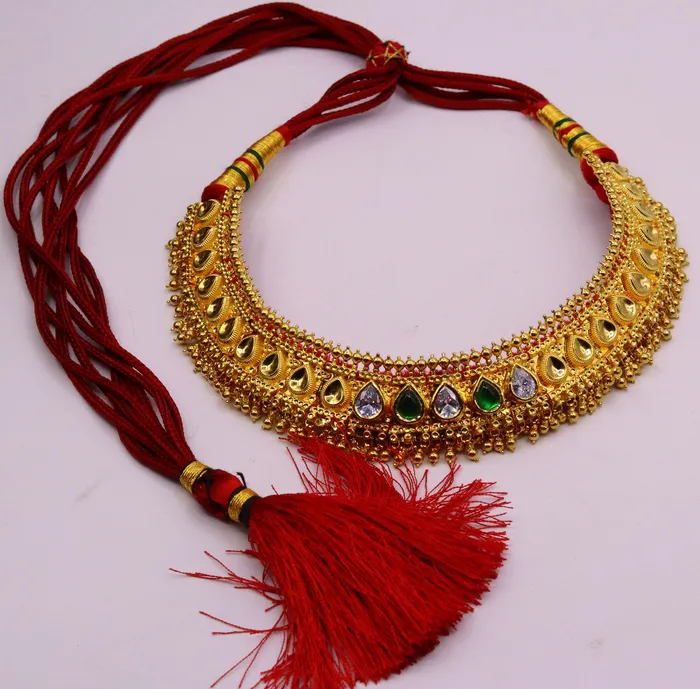 TRIBAL ORNAMENTS Vintage antique design handmade tribal tussi pattern designer necklace with gorgeous hanging bells excellent wedding party necklace jewelry Necklaces TRIBAL ORNAMENTS Vintage antique design handmade tribal tussi pattern designer necklace with gorgeous hanging bells excellent wedding party necklace jewelry Necklaces
