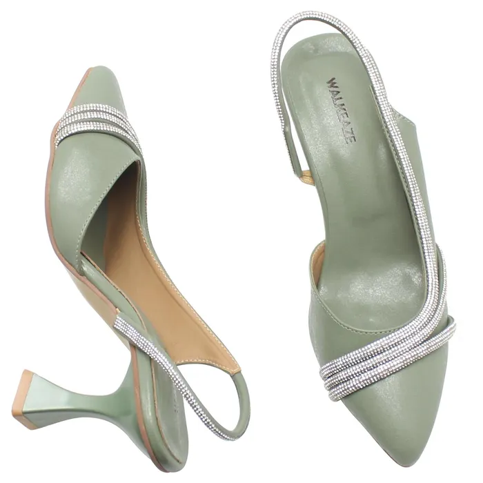 Women Formal CourtShoes 74616S Walkeaze Earrings