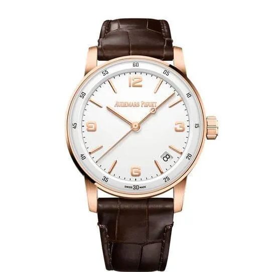 Audemars Piguet Earrings 2022 Like NEW Audemars Piguet Code 1159 41mm Mens Watch Ref 15210OROOA099CR01 White Dial in 18K Rose Gold Case Brown Alligator Strap Audemars Piguet Earrings 2022 Like NEW Audemars Piguet Code 1159 41mm Mens Watch Ref 15210OROOA099CR01 White Dial in 18K Rose Gold Case Brown Alligator Strap