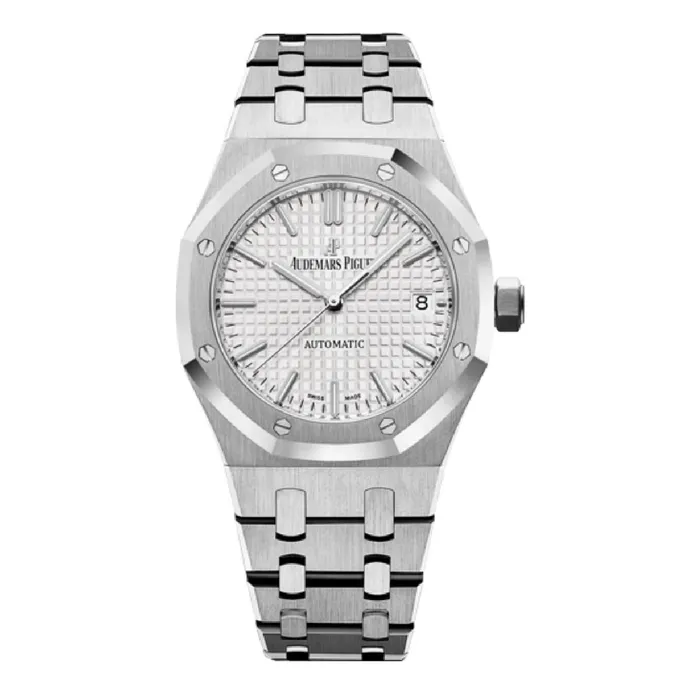 Audemars Piguet Royal Oak Selfwinding 37mm Watch Ref 15450STOO1256ST01 Silver Dial Stainless Steel Bracelet Audemars Piguet Bracelets Audemars Piguet Royal Oak Selfwinding 37mm Watch Ref 15450STOO1256ST01 Silver Dial Stainless Steel Bracelet Audemars Piguet Bracelets