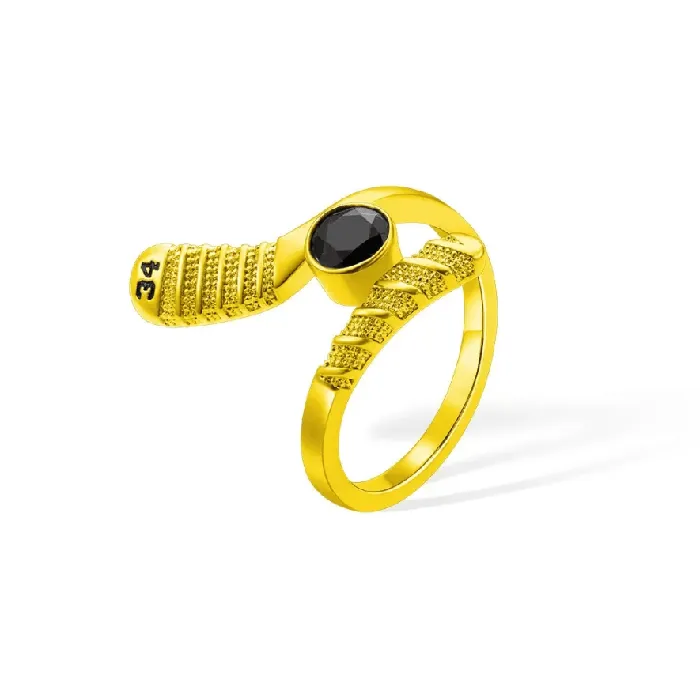 Belbren Personalized Hockey Stick Ring with Player Number Birthstone Custom Silver Jewelry for Hockey Moms Wives and Girls Rings