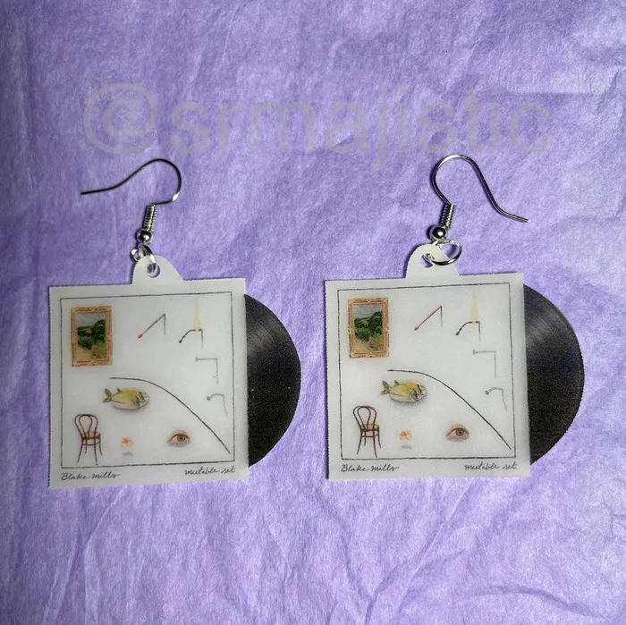 Blake Mills Mutable Set Vinyl Album Handmade Earrings Sam Makes Things Earrings Blake Mills Mutable Set Vinyl Album Handmade Earrings Sam Makes Things Earrings