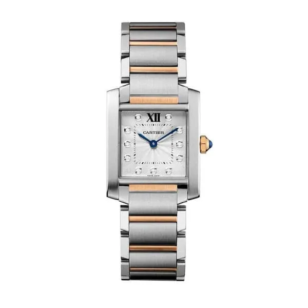 Bracelets Cartier Tank Francaise 305mm Womens watch Ref WE110005 Silver Roman Diamond Dial Two Tone Stainless Steel 18K Rose Gold Bracelet Cartier Bracelets Cartier Tank Francaise 305mm Womens watch Ref WE110005 Silver Roman Diamond Dial Two Tone Stainless Steel 18K Rose Gold Bracelet Cartier