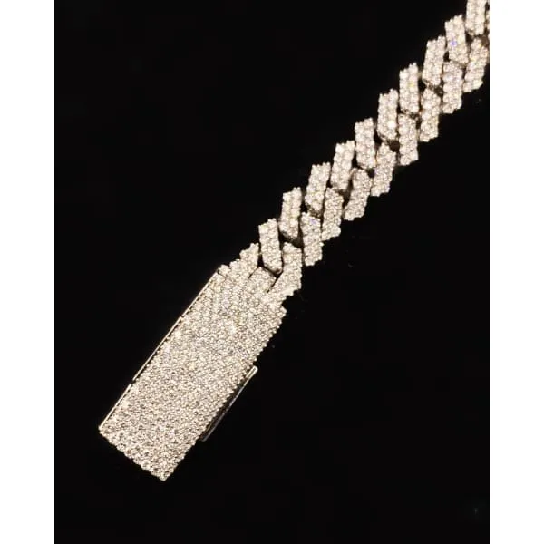 Bracelets Diamond Source NYC 14k White Gold Cuban Link Diamond Bracelet BRA175733 Bracelets Diamond Source NYC 14k White Gold Cuban Link Diamond Bracelet BRA175733