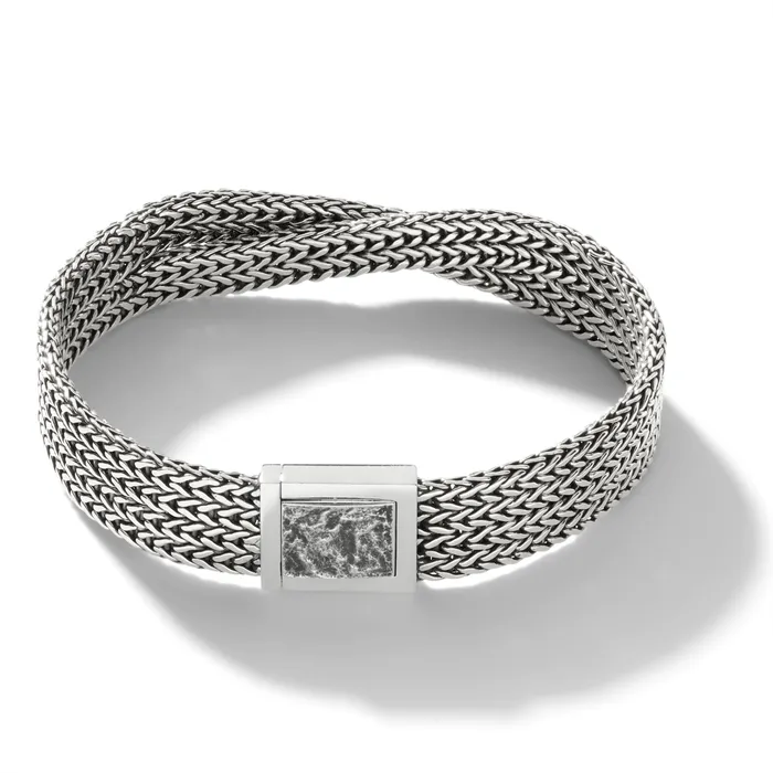 Bracelets John Hardy John Hardy Classic Chain Sterling Silver 12mm Double Row Chain Bracelet Bracelets John Hardy John Hardy Classic Chain Sterling Silver 12mm Double Row Chain Bracelet
