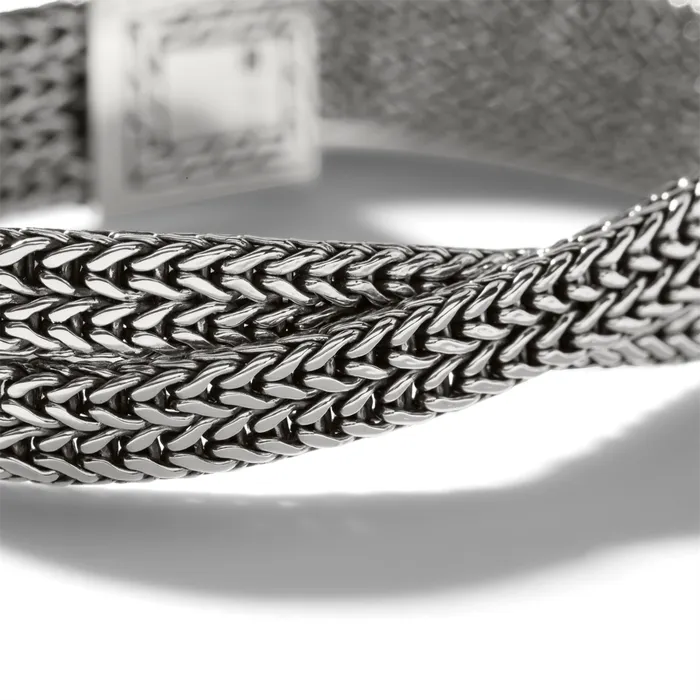 Bracelets John Hardy John Hardy Classic Chain Sterling Silver 12mm Double Row Chain Bracelet Bracelets John Hardy John Hardy Classic Chain Sterling Silver 12mm Double Row Chain Bracelet