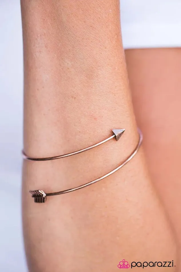 Bracelets Paparazzi Bracelet Aim High Copper Paparazzi Jewelry