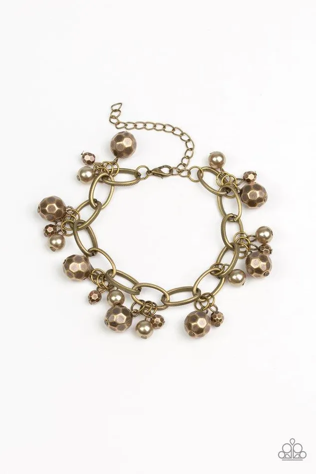 Bracelets Paparazzi Bracelet Make Do In Malibu Brass Paparazzi Jewelry