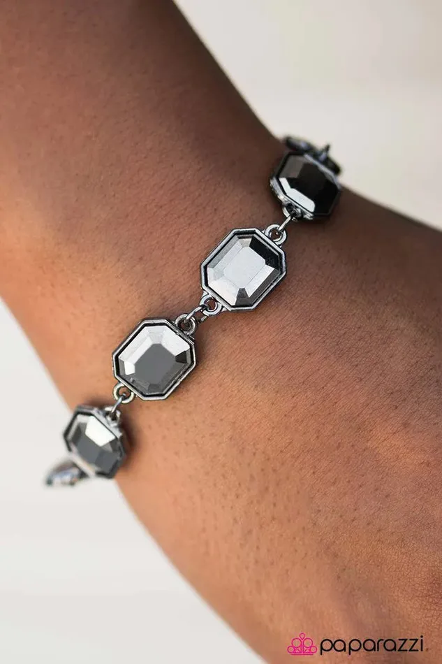 Bracelets Paparazzi Bracelet Money Money Money Black Paparazzi Jewelry