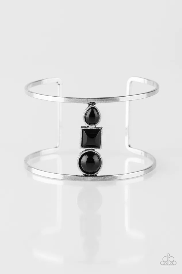 Bracelets Paparazzi Bracelet Sahara Siren Black Paparazzi Jewelry