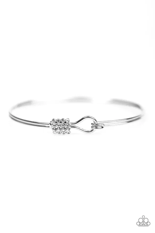 Bracelets Paparazzi Jewelry Paparazzi Bracelet City Shine White