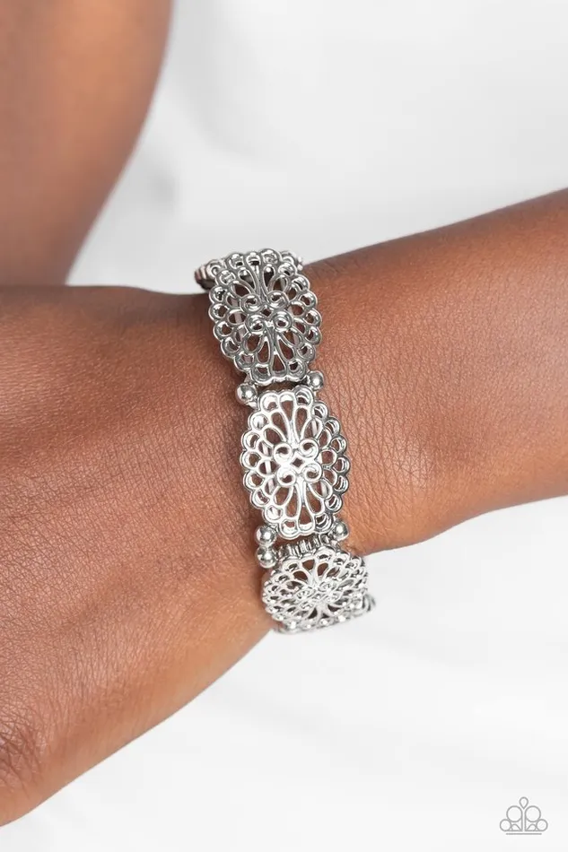 Bracelets Paparazzi Jewelry Paparazzi Bracelet Curly Chic Silver