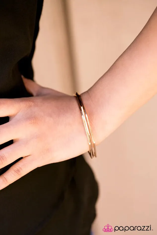 Bracelets Paparazzi Jewelry Paparazzi Bracelet Fashion Edge Gold