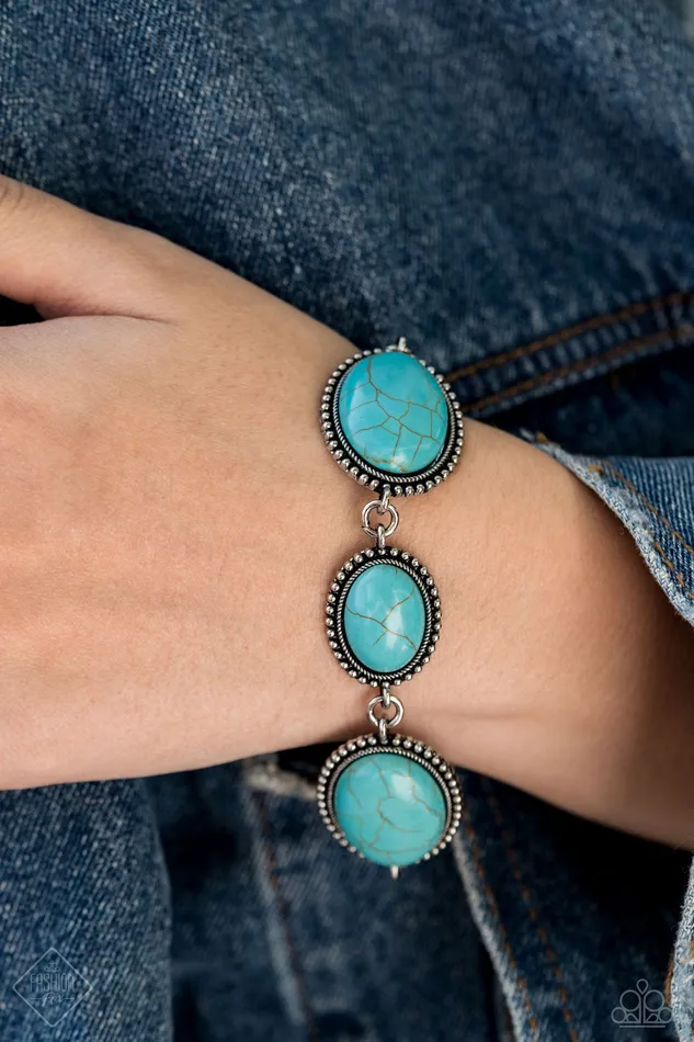 Bracelets Paparazzi Jewelry Paparazzi Bracelet Fashion Fix Dec 2020 River View Blue
