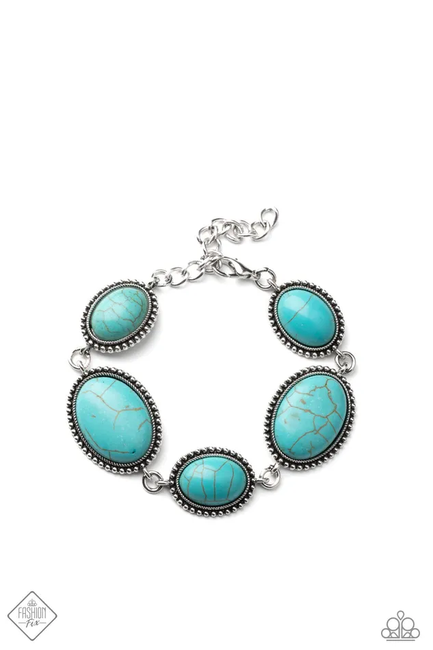 Bracelets Paparazzi Jewelry Paparazzi Bracelet Fashion Fix Dec 2020 River View Blue