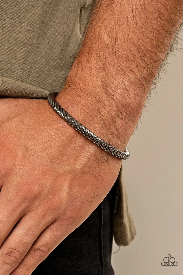 Bracelets Paparazzi Jewelry Paparazzi Bracelet Mach Speed Black