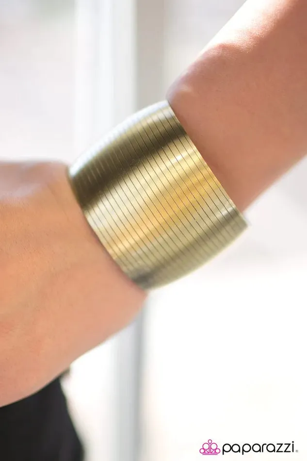Bracelets Paparazzi Jewelry Paparazzi Bracelet May the Force Be With You Brass