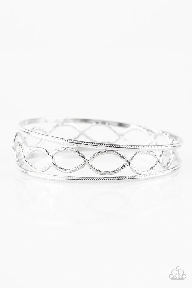 Bracelets Paparazzi Jewelry Paparazzi Bracelet Metal Manic Silver