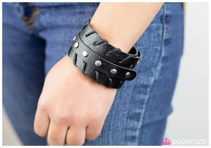 Bracelets Paparazzi Jewelry Paparazzi Bracelet Sideswiped Black