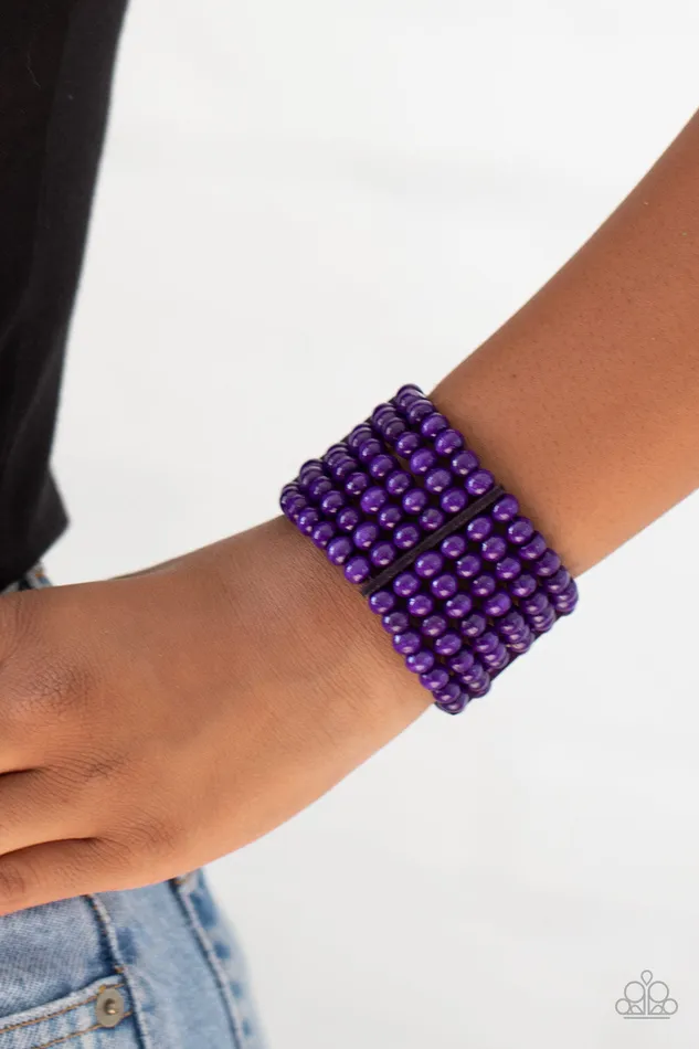 Bracelets Paparazzi Jewelry Paparazzi Bracelet Tanning in Tanzania Purple