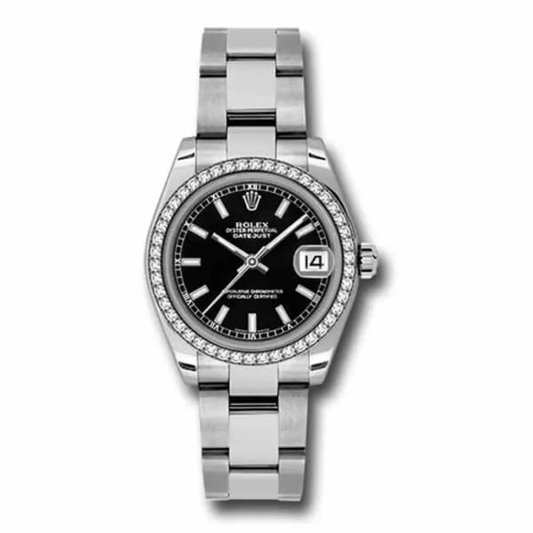 Bracelets Rolex Rolex Datejust 31mm Ref 178384bkio Black Dial Diamond Bezel Stainless Steel Oyster Bracelet Womens Watch Bracelets Rolex Rolex Datejust 31mm Ref 178384bkio Black Dial Diamond Bezel Stainless Steel Oyster Bracelet Womens Watch