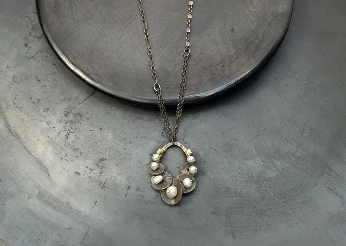 Calliope Necklaces Oval Lilypad Necklace