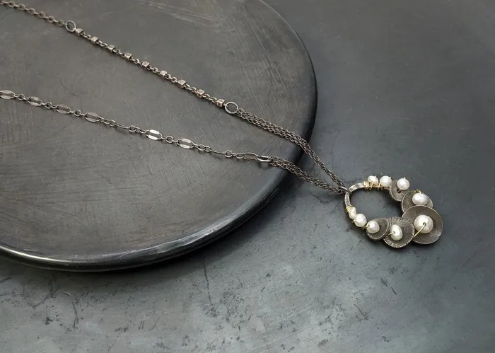 Calliope Necklaces Oval Lilypad Necklace