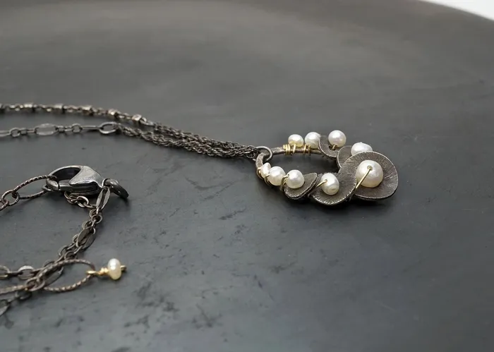 Calliope Necklaces Oval Lilypad Necklace