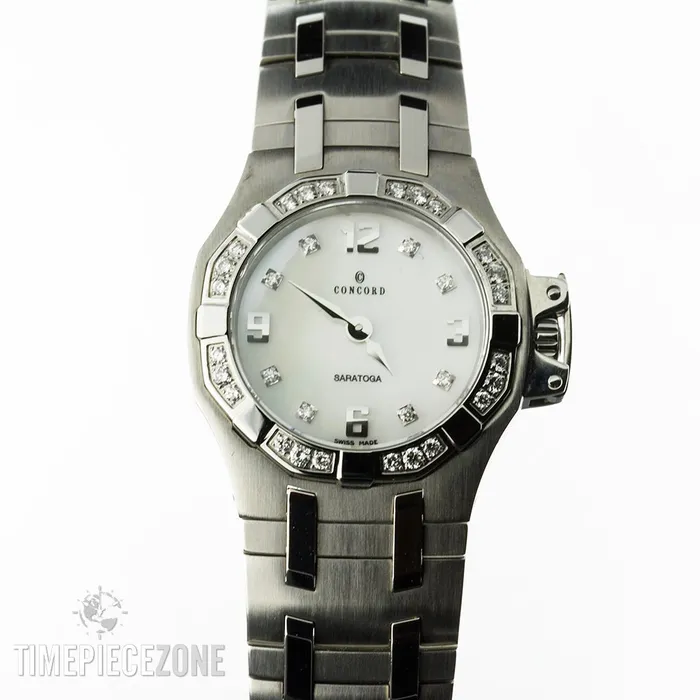 Concord Watches Concord Saratoga Watch MOP Dial Diamonds 24mm Quartz FINAL SALE Concord Watches Concord Saratoga Watch MOP Dial Diamonds 24mm Quartz FINAL SALE