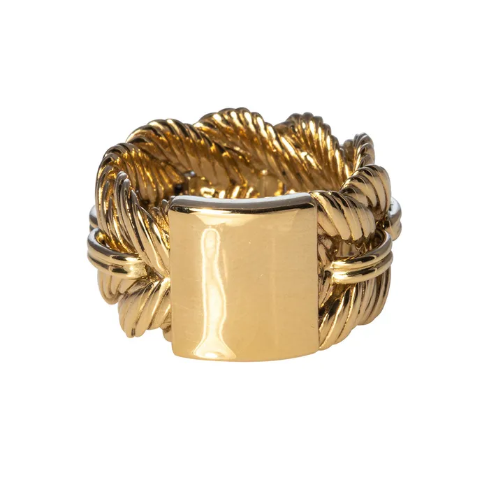 Croghans Rings The Club Ring with Diamonds