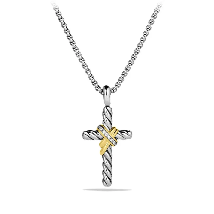 David Yurman Crossover Cross Necklace David Yurman Necklaces