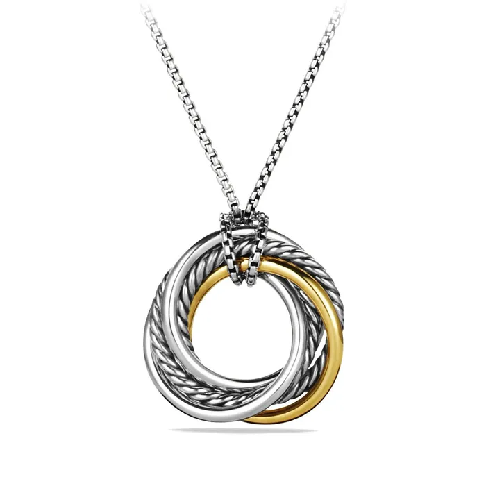 David Yurman Round Crossover Necklace David Yurman Necklaces