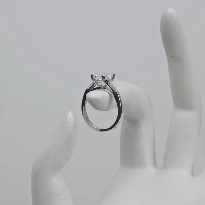 Diamond Source NYC Rings 190ct Emerald Cut GIA Certified Engagement Ring in Platinum ENG1757500