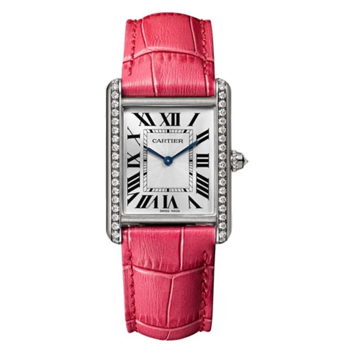 Earrings Cartier Cartier Tank Louis 337mm Watch Ref WJTA0015 Silver Roman Dial Diamond Bezel in 18K White Gold Case Pink Alligator Strap Earrings Cartier Cartier Tank Louis 337mm Watch Ref WJTA0015 Silver Roman Dial Diamond Bezel in 18K White Gold Case Pink Alligator Strap